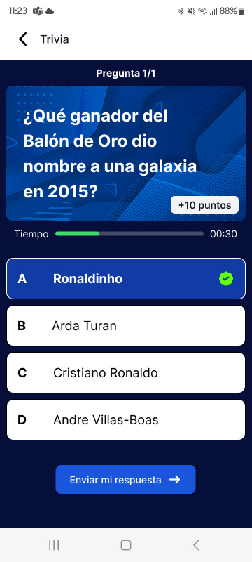 Trivias y actividades interactivas